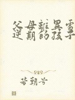 父母离异处在叛逆期的孩子怎么办
