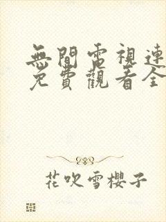 无间电视连续剧免费观看全集高清