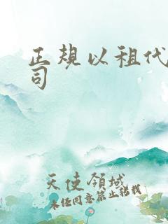 正规以租代购公司