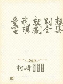 爱我就别想太多电视剧全集免费
