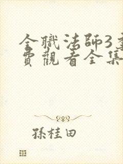 全职法师3季免费观看全集