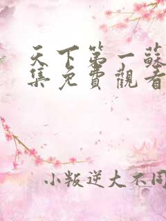 天下第一苏铭全集免费观看短剧