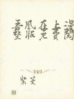 吾凰在上漫画完整版免费阅读下拉式