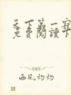 天下第一宠漫画免费阅读下拉式