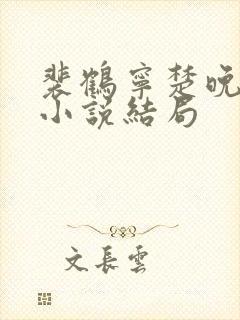 裴鹤宁楚晚沈渡小说结局