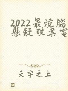 2022最烧脑悬疑破案电视剧
