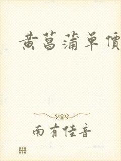 黄菖蒲单价多少