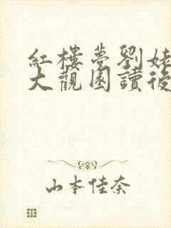 红楼梦刘姥姥进大观园读后感800字