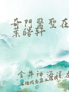 奇门医圣在都市叶皓轩