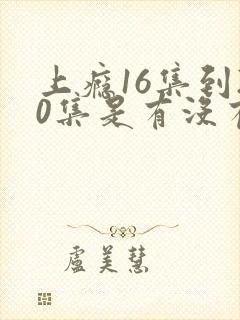 上瘾16集到20集是有没有啊