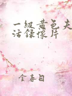 一级黄色夫妻生活录像片