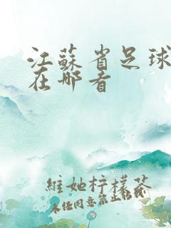 江苏省足球联赛在哪看