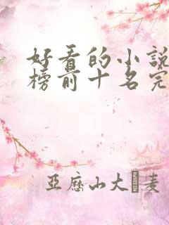好看的小说排行榜前十名完结版