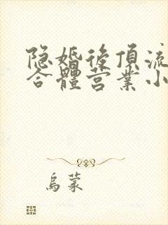 隐婚后顶流夫妇合体营业小说