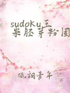 sudoku玉米胚芽粉固体饮料