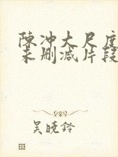陈冲大尺度床戏未删减片段