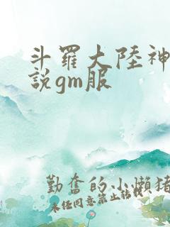 斗罗大陆神界传说gm服