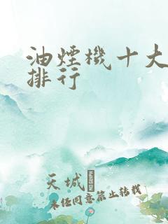 油烟机十大品牌排行