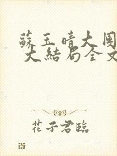 苏玉晴大团圆6 大结局全文