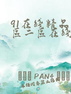91在线精品一区二区在线