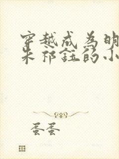 穿越成为明代宗朱祁钰的小说