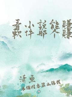 看小说能赚钱的软件哪个赚得多