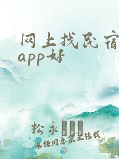 网上找民宿哪个app好
