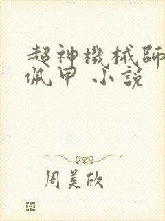 超神机械师 齐佩甲 小说