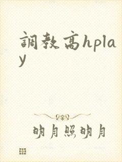 调教高hplay