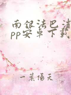 南银法巴消金app安卓下载