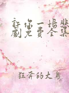 许你一场悲欢短剧免费全集