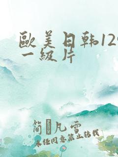 欧美日韩129一级片