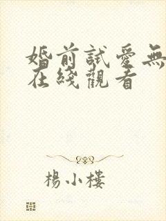 婚前试爱无删减在线观看