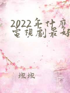 2022年什么电视剧最好看