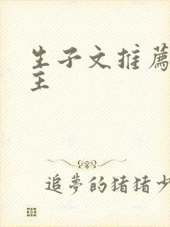 生子文推荐双男主