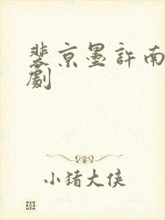 裴京墨许南音短剧