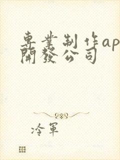 专业制作app开发公司