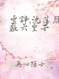 云铮,沈落雁无敌六皇子