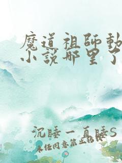 魔道祖师动漫到小说哪里了