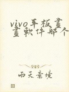 vivo平板画画软件哪个好用