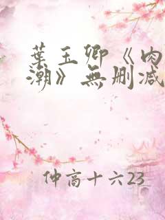 叶玉卿《肉欲狂潮》无删减版