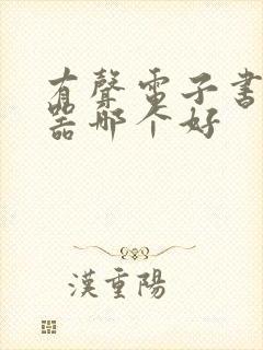 有声电子书阅读器哪个好