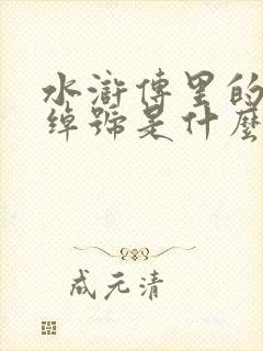 水浒传里的武松绰号是什么