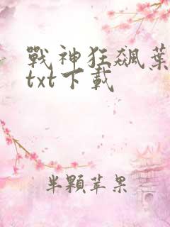 战神狂飙叶无缺txt下载