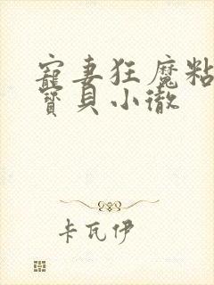 宠妻狂魔粘人小宝贝小彻