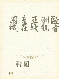 国产亚洲欧美手机在线观看