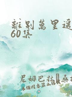 离别万里遥无期60集