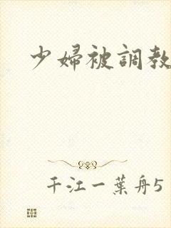 少妇被调教小说