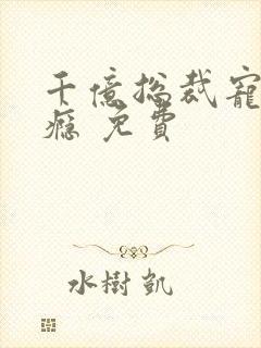 千亿总裁宠妻上瘾 免费