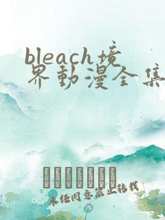 bleach境界动漫全集免费观看第九集
